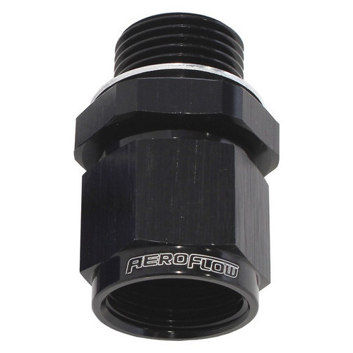 Aeroflow M18 X 1.5 TO -8 FEMALE SWIVEL BLACK WASHER SEAL
