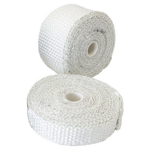 Aeroflow EXHAUST INSULATION WRAP1''X15FT15 FOOT WHITE ROLL