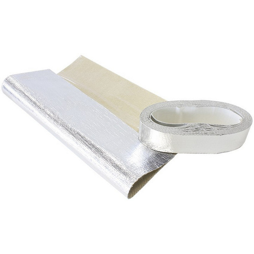 Aeroflow 12'' X 24'' SHEET ALUMINISED HEAT BARRIER ADHESIVE BACKED