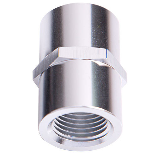 Aeroflow FEMALE COUPLER 3/4'' NPT SILVER FEMALE TO FEMALE