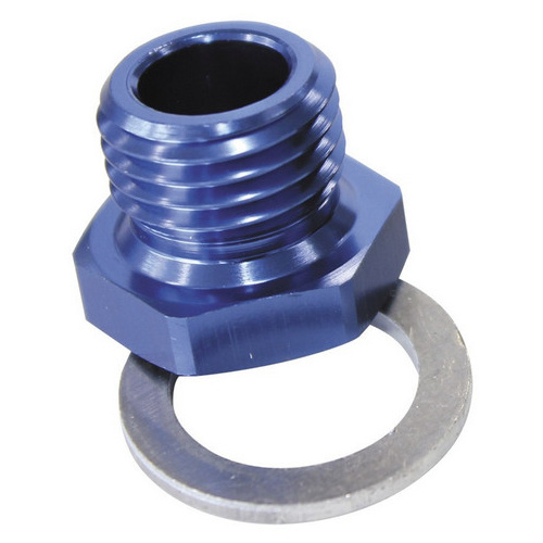 Aeroflow M14X1.5 PIPE REDUCER TO F/MALE1/8'' NPT BLUE