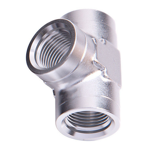 Aeroflow FEMALE PIPE TEE 3/8'' NPT SILVER FEMALE 3/8'' NPT