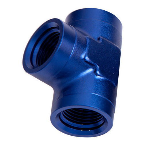 Aeroflow FEMALE PIPE TEE 1'' NPT BLUE FEMALE 1'' NPT