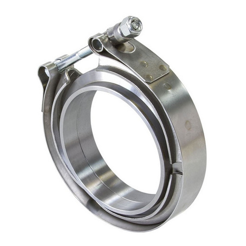 Aeroflow 3'' V BAND CLAMP KIT 2 X WELD RINGS & 1 X STAINLESS CLAMP