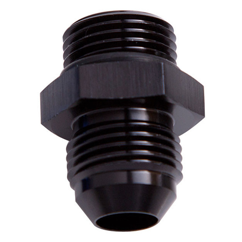 Aeroflow -10 ORB TO -8AN STRAIGHT BLACK MALE TO MALE