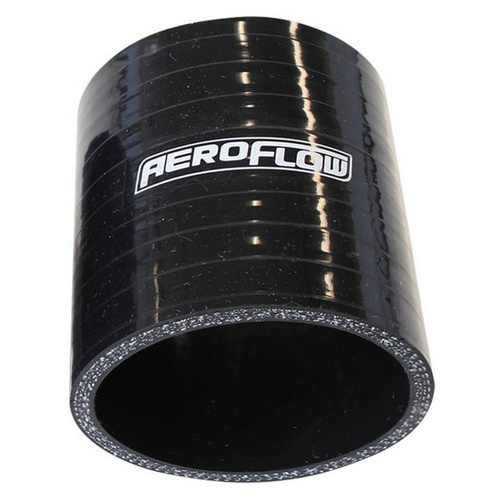 Aeroflow Silicone Hose Str Black I.D 1.00'' 25.4mm Wall 4.5mm 75mm long AF 9201-100