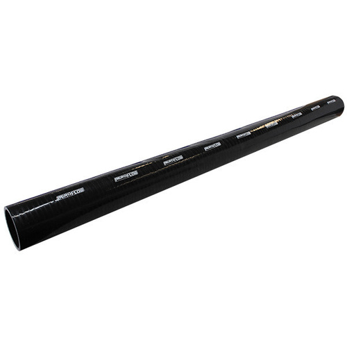 Aeroflow Silicone Hose Str Black I.D 2.75'' 70mm Wall 5.3mm 1m Long 9201-275L