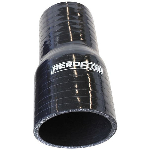 Aeroflow Silicone Hose Reducer Str BlacI.D 3.25-3.00'' 80-75mm Wall 5.3mm 127mm