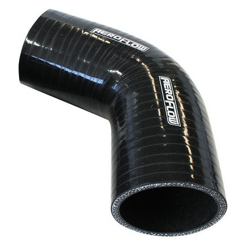 Aeroflow Silicone Hose 67 Deg; Black I.D 2.75'' 70mm Wall 5.3mm 125mm Leg