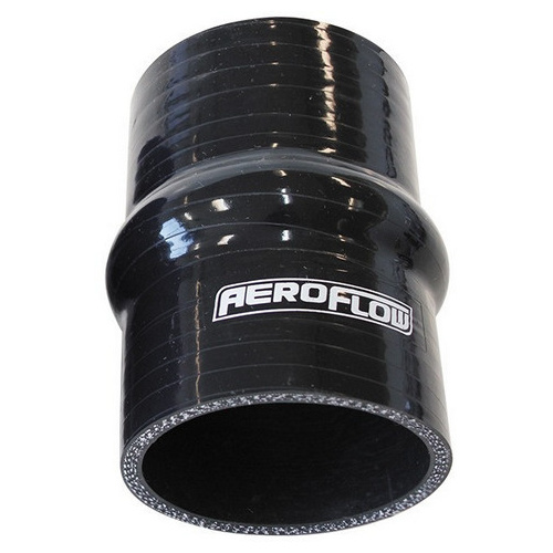 Aeroflow Silicone Hump Hose Str Black I.D 2.25'' 57mm Wall 5.3mm 100mm Long