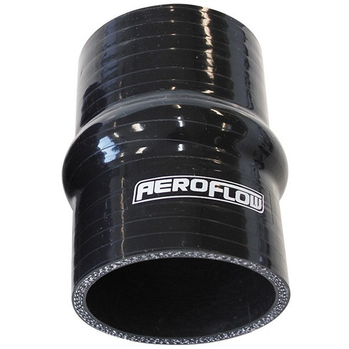 Aeroflow Silicone Hump Hose Str Black I.D 3.25'' 76mm Wall 5.3mm 100mm Long