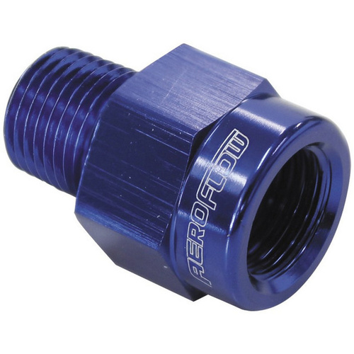 Aeroflow 1/8'' BSP male to 1/8'' NPT Female BLUE