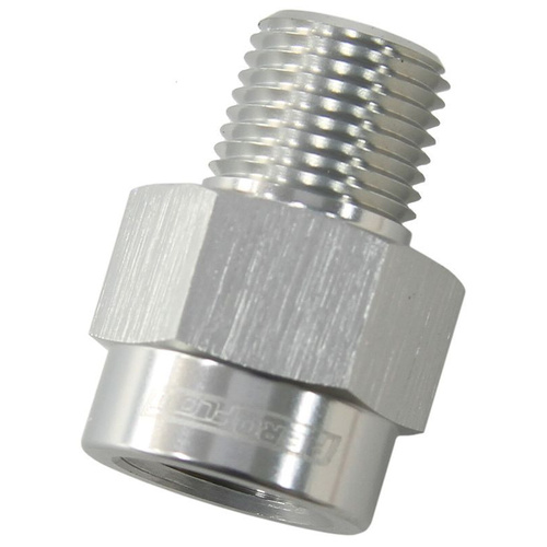 Aeroflow 1/8'' BSP male to 1/8'' NPT Female SILVER