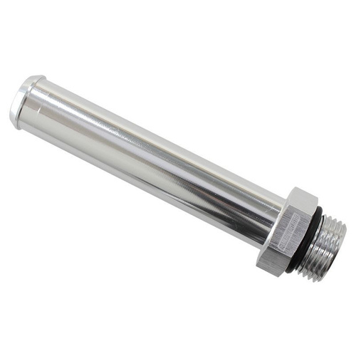 Aeroflow -8ORB TO 19MM BARB SILVER 100MM OAL