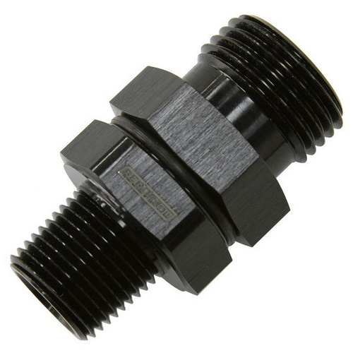 Aeroflow -10 ORB TO 3/8'' NPT COUPLER BLACK -10 ORB TO 3/8''