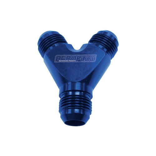 Aeroflow Y BLOCK -3AN BLUE 3X -3AN MALE