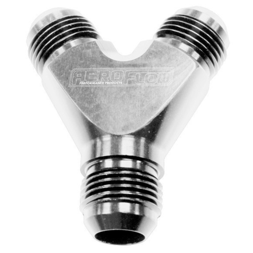 Aeroflow Y BLOCK -10AN SILVER 3X -10AN