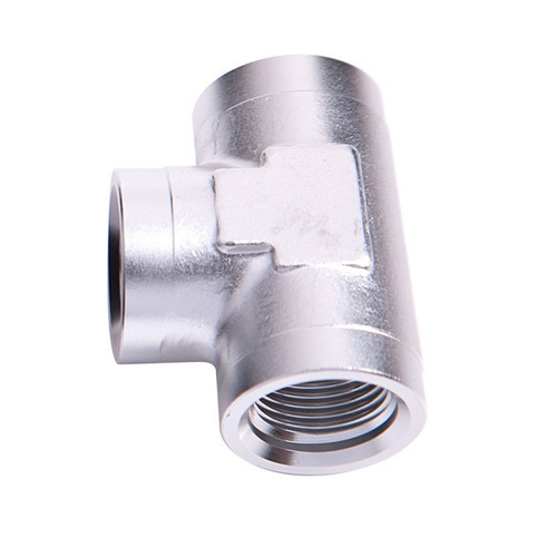 Aeroflow FEMALE TEE -16 ORB SILVER 3X -16 ORB PORTS