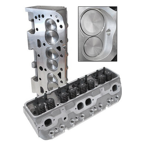 Aeroflow SBC 350 400 PAIR ASSEMB. S/P ALLOY CYLINDER HEADS 200cc