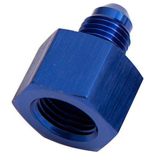 Aeroflow FEMALE REDUCER -10AN TO -4AN BLUE REDUCER FEMALE TO MALE