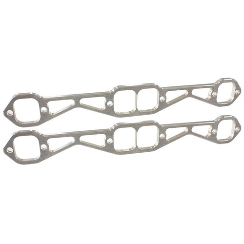 Aeroflow SBC header flanges set 1-7/8'' Square port 1.88 X 1.88'' PORT