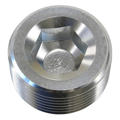Aeroflow 1/8'' NPT PORT PLUG STEEL ZINC COATED