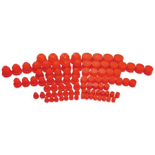 Aeroflow PLASTIC DUST CAP & PLUG 96 qtyASSORTED SIZES -3AN TO -20AN