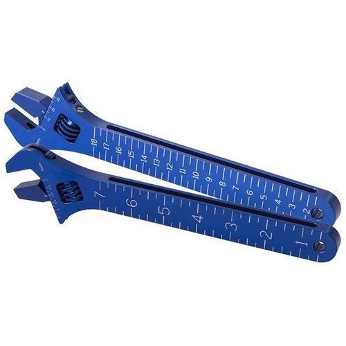Aeroflow ADJUSTABLE SPANNER WHEELIE BLUE LARGE FOR UP TO -12 B-NUT