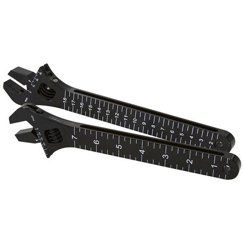 Aeroflow ADJUSTABLE SPANNER WHEELIE BLACK LARGE FOR UP TO -12 BNUT