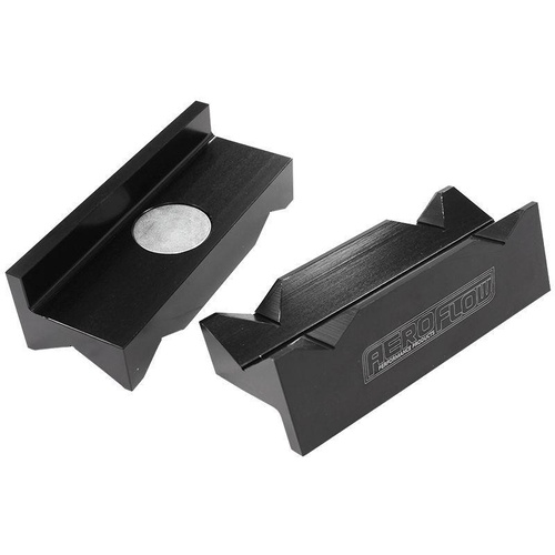 Aeroflow BILLET VICE SOFT JAWS ALLOY -12AN & -20AN HARD ANODISED