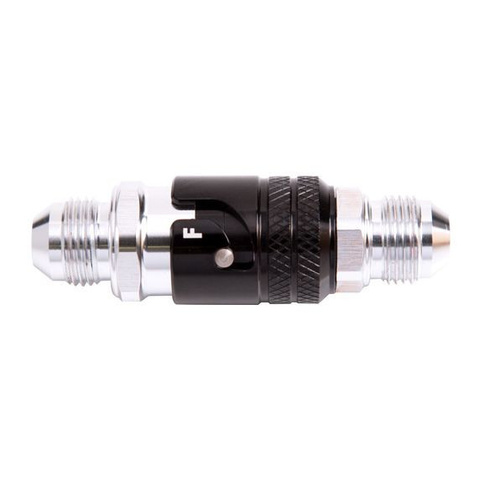 Aeroflow Quick Relase -6 Viton Seal Black Aluminum