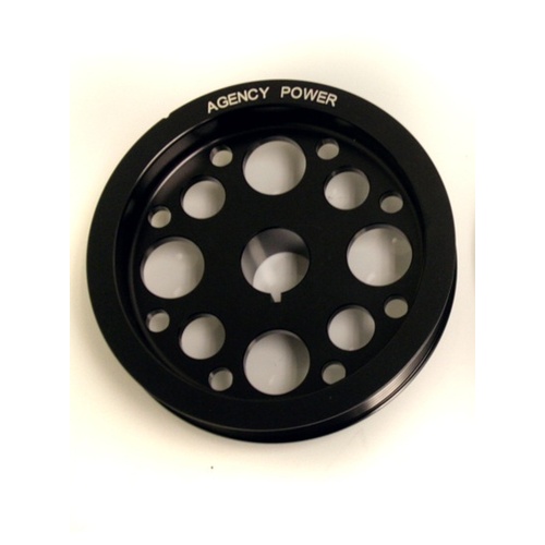 Agency Power Light Weight Crank Pulley fits Mitsubishi EVO X AP-CZ4A-130BK