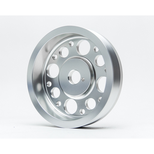 Agency Power Light Weight Crank Pulley Silver fits Subaru BRZ/Toyota 86 AP-FRS-130S