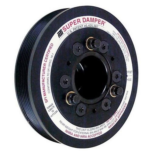Super Damper SFI Approved - Toyota 2JZGTE, 6 Groove (ATI918562)