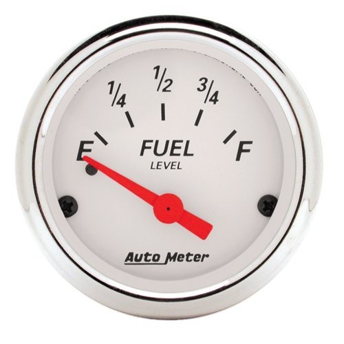 Auto Meter Arctic White Series Fuel Level Gauge AU1318