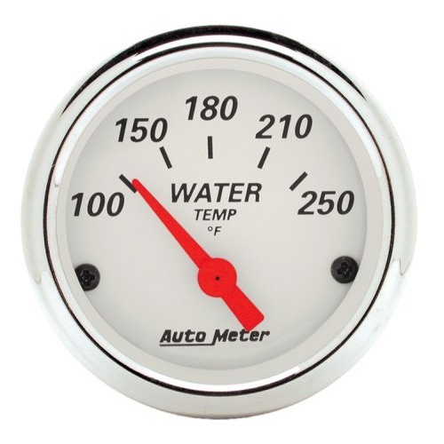 Auto Meter Arctic White Series Water Temperature Gauge AU1337
