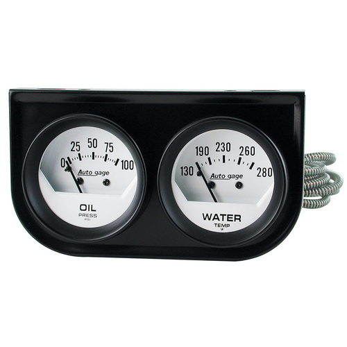 Auto Meter Auto gage Two-Gauge Console AU2323