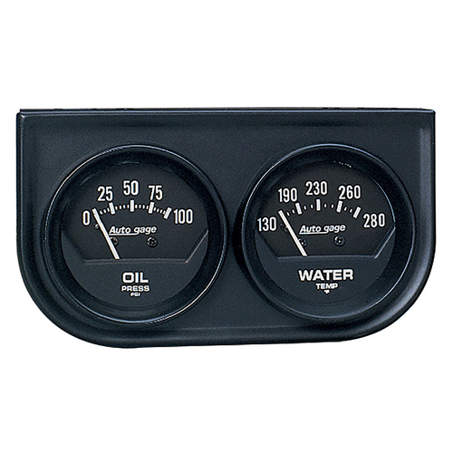 Auto Meter Auto gage Two-Gauge Console AU2345