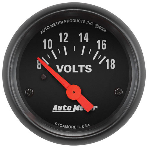 Auto Meter Z-Series Voltmeter Gauge AU2645