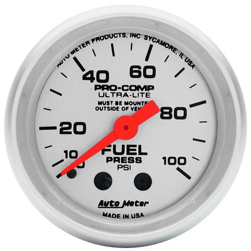 Auto Meter Ultra-Lite Series Fuel Pressure Gauge AU4312