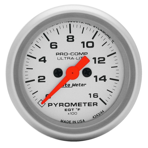 Auto Meter Ultra-Lite Series Pyrometer Gauge AU4344