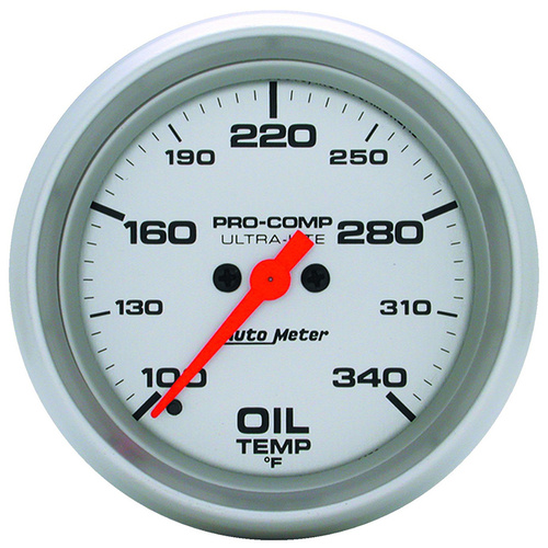 Auto Meter Ultra-Lite Series Oil Temperature Gauge AU4456