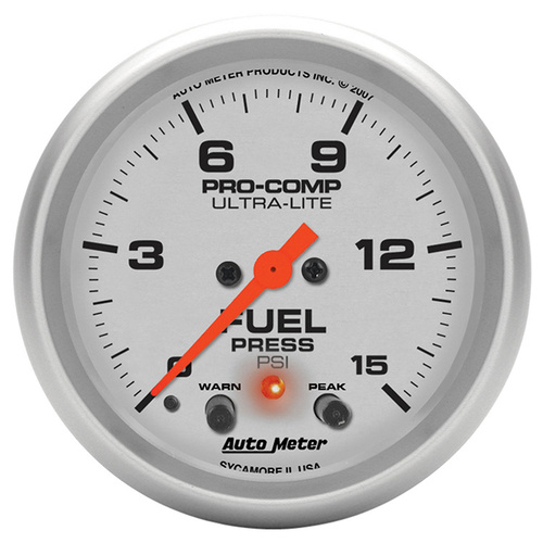 Auto Meter Ultra-Lite Series Fuel Pressure Gauge AU4470