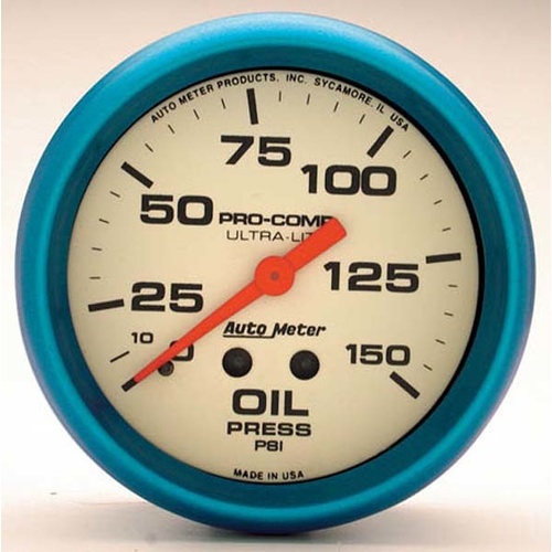 Ultra-Nite Series Oil Pressure Gauge (AU4523)