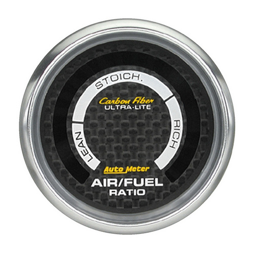 Auto Meter Carbon Fiber Series Air / Fuel Ratio Gauge AU4775