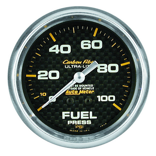 Auto Meter Carbon Fiber Series Fuel Pressure Gauge AU4812