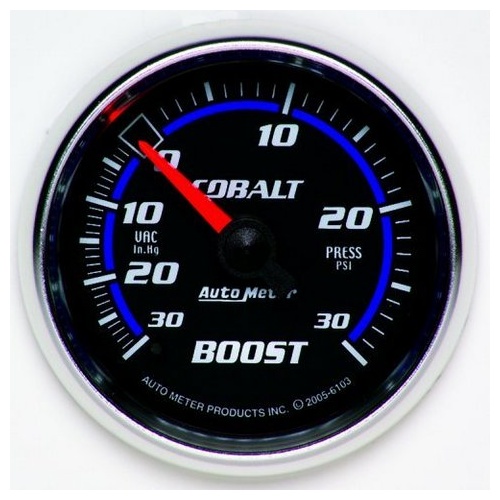 Auto Meter Cobalt Series Boost/Vacuum Gauge AU6103