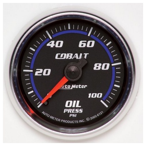 Auto Meter Cobalt Series Oil Pressure Gauge AU6121