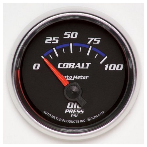 Auto Meter Cobalt Series Oil Pressure Gauge AU6127