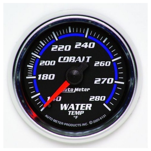Auto Meter Cobalt Series Water Temperature Gauge AU6131